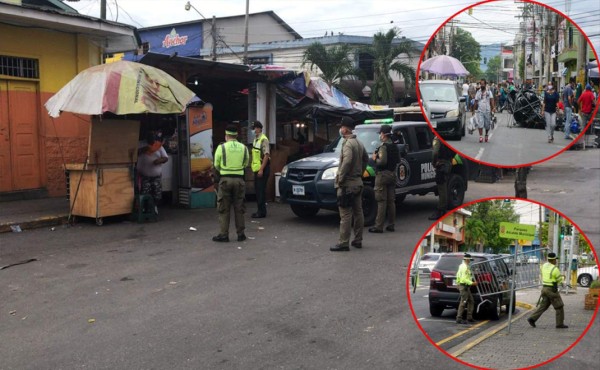 Inspecciones, desalojos y operativo de limpieza hoy en centro de San Pedro Sula